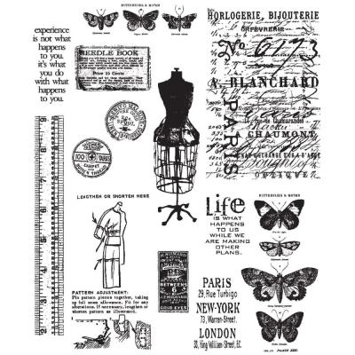 Stampers Anonymous Tim Holtz Cling Stamps - Attic Treasures